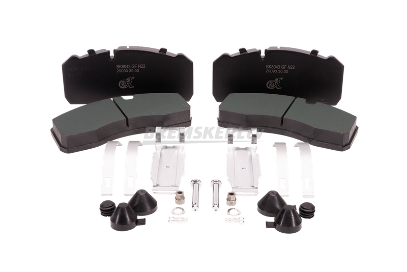 Bremskerl 8043 Premium Brake Pads for Knorr SB6
