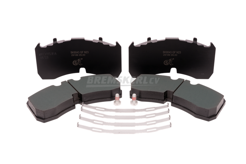 Bremskerl 8043 Premium Brake Pads for Meritor EX225L & LS