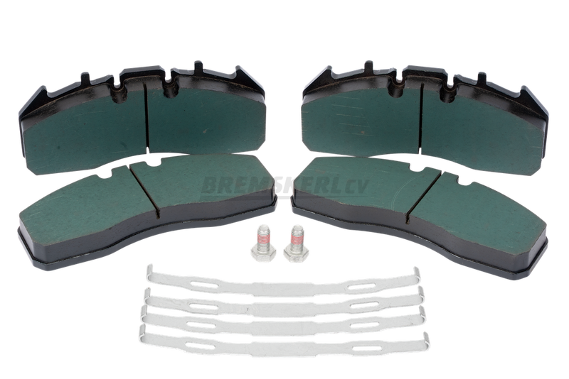 Bremskerl 8043 Premium Brake Pads for Meritor EX+ H (Volvo/Mack H Brake)